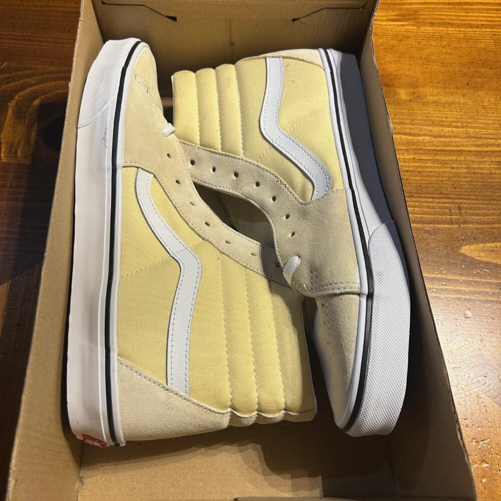 Vans Sk8-Hi Vanilla Custard US Men 12 VN0A38GEVKV New